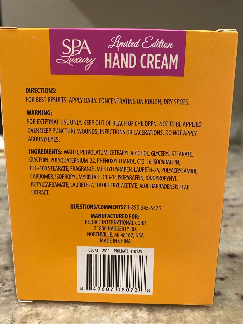 SPA Luxury Limited Edition Hand Cream Duo - Flora and Sol - Picture 2 of 2